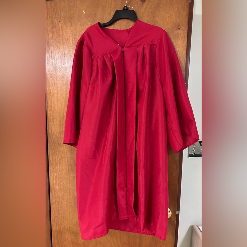 Josten’s Red Graduation Gown